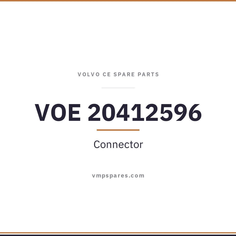 VOE 20412596 – Connector