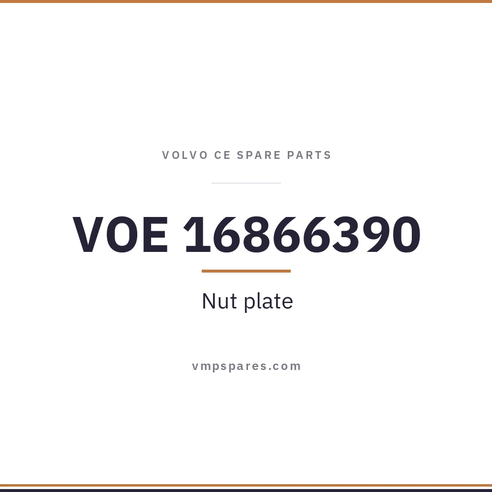 VOE 16866390 – Nut plate