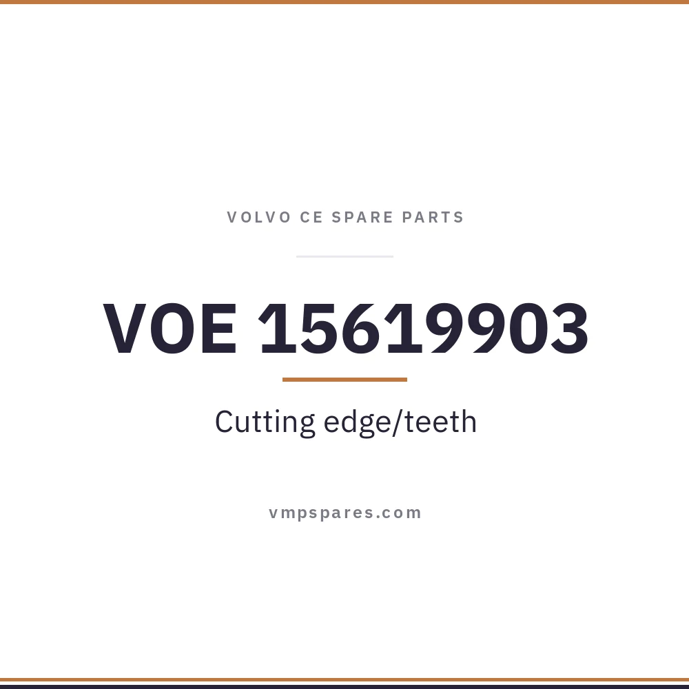 VOE 15619903 – Cutting edge/teeth