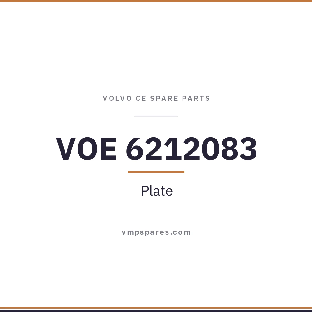 VOE 6212083 – Plate