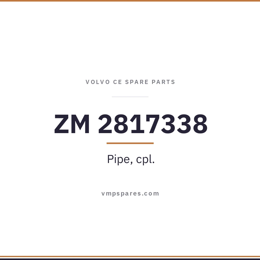 ZM 2817338 – Pipe, cpl.