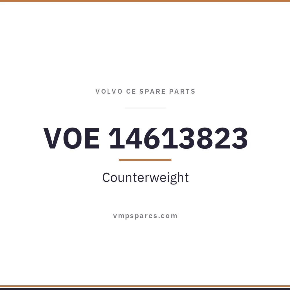 VOE 14613823 – Counterweight