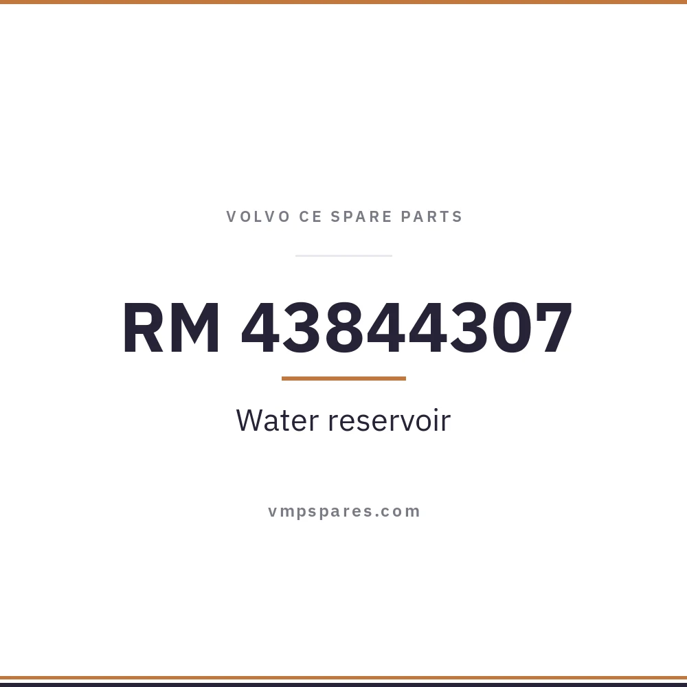 RM 43844307 – Water reservoir