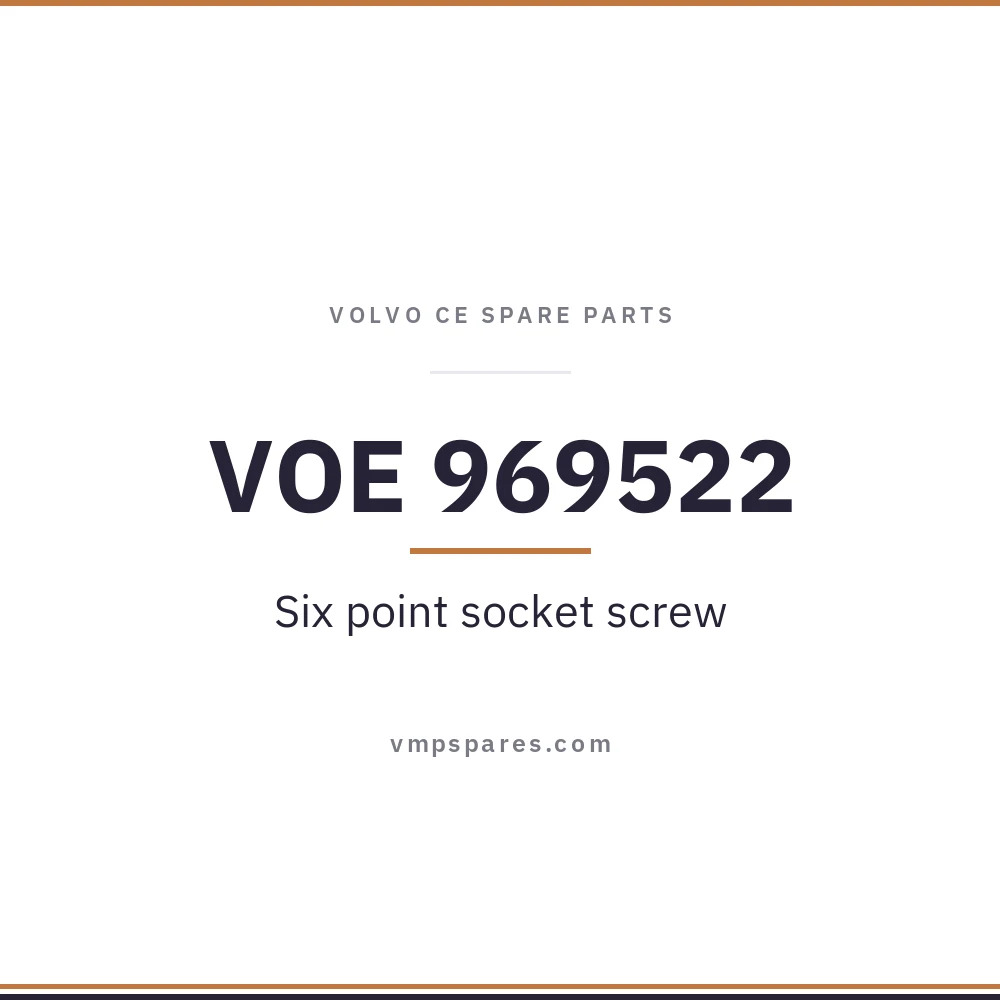 VOE 969522 – Six point socket screw