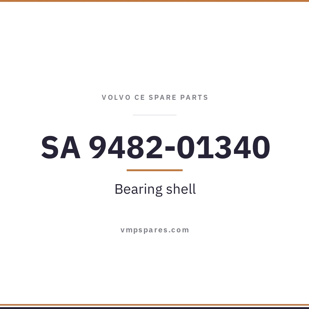 SA 9482-01340 – Bearing shell
