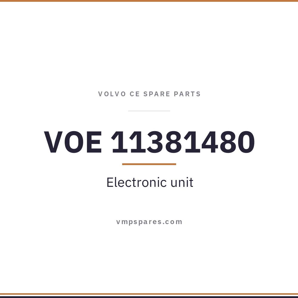 VOE 11381480 – Electronic unit
