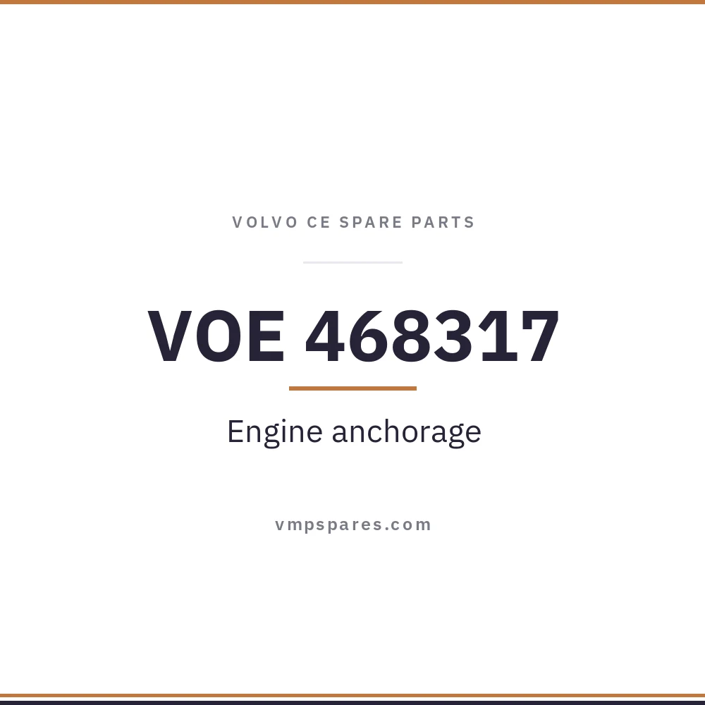 VOE 468317 – Engine anchorage