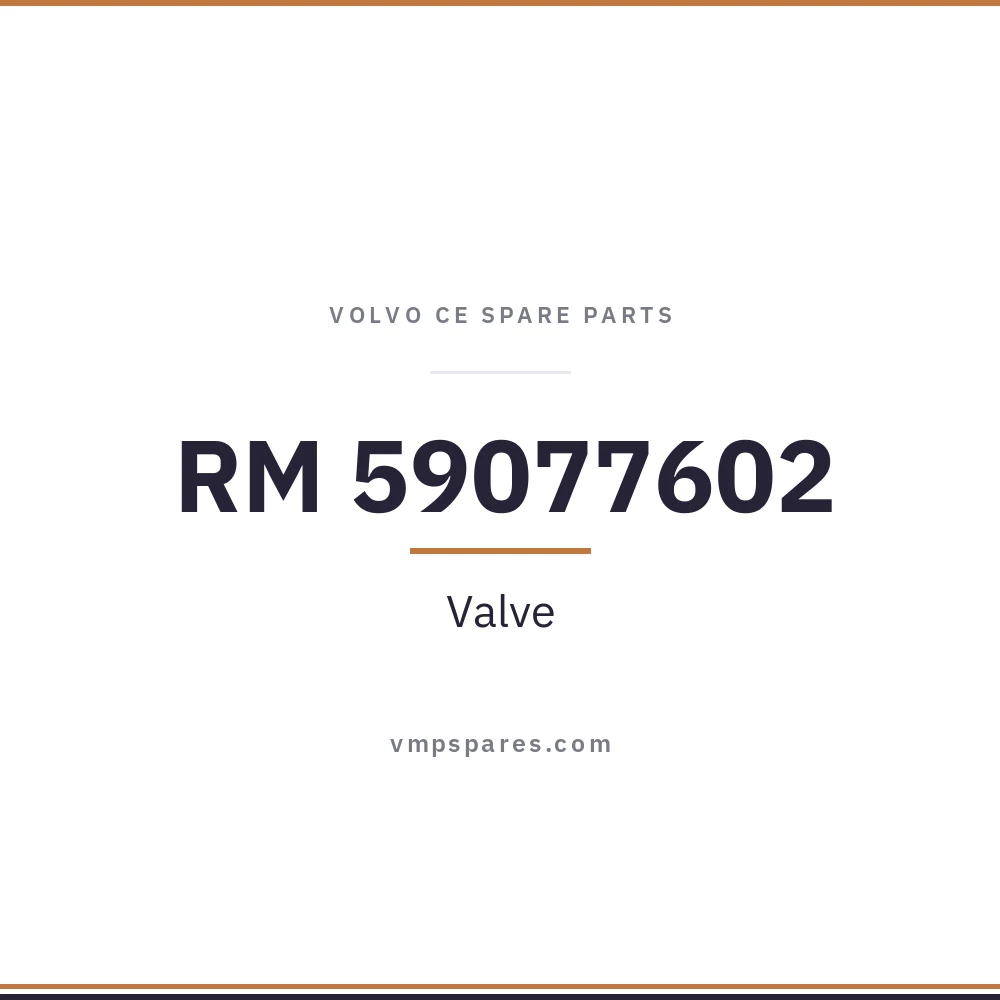 RM 59077602 – Valve