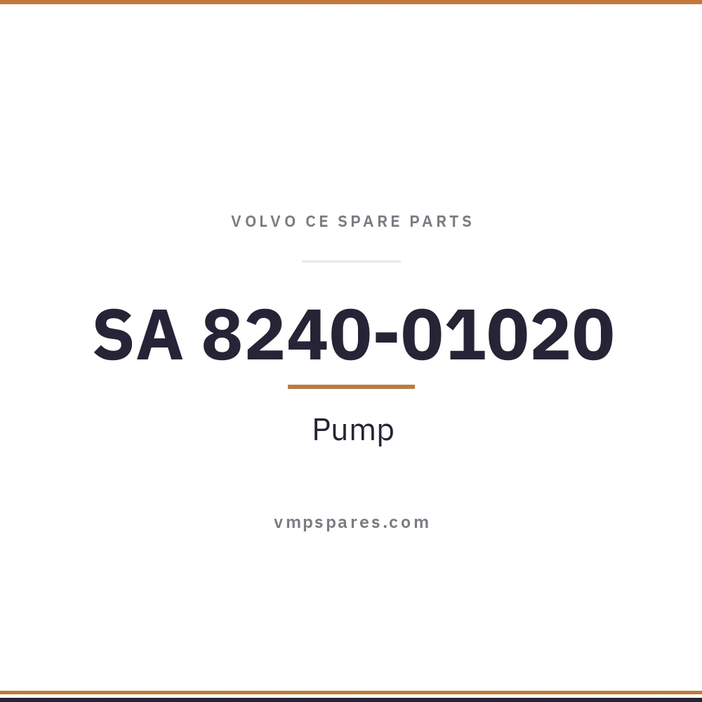 SA 8240-01020 – Pump