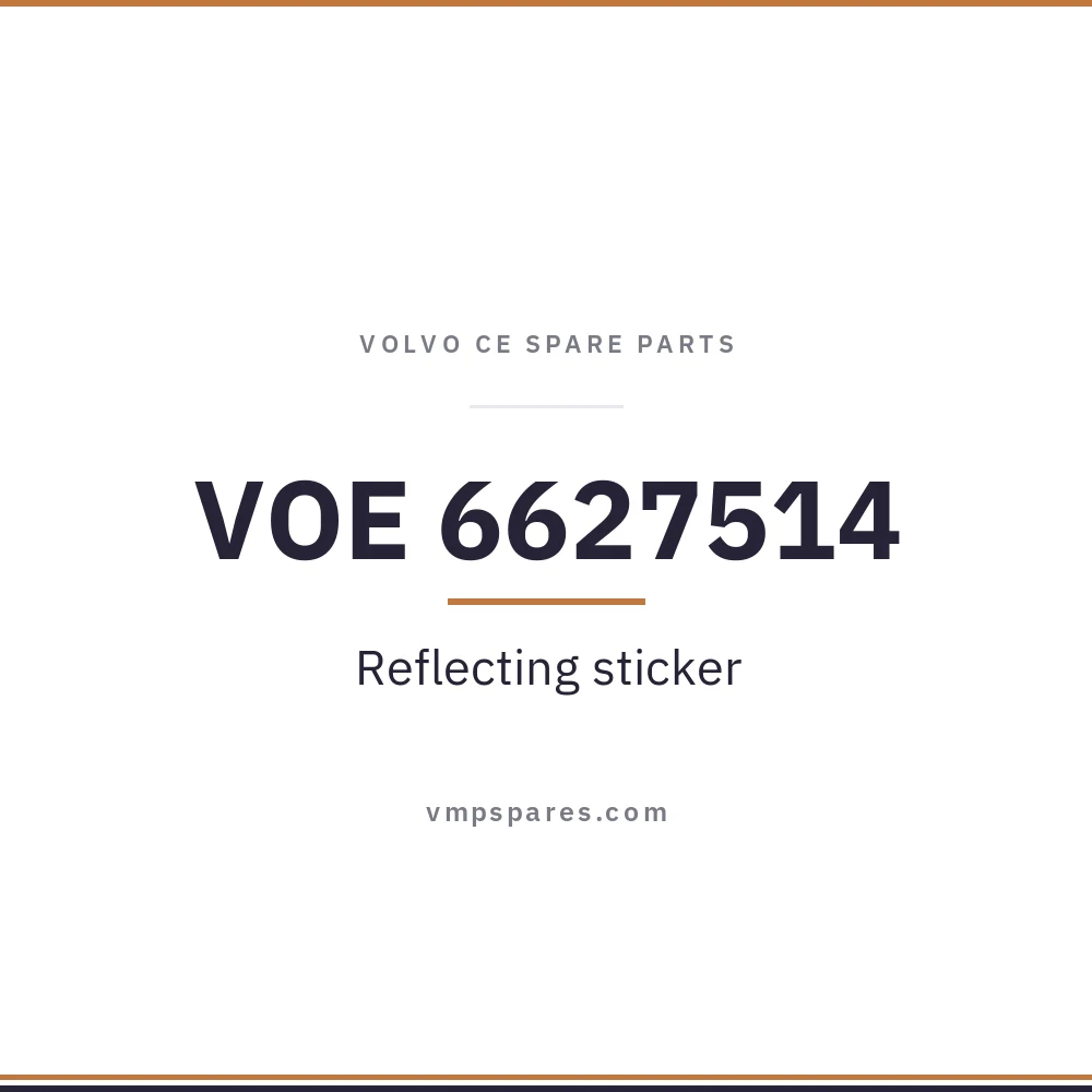 VOE 6627514 – Reflecting sticker