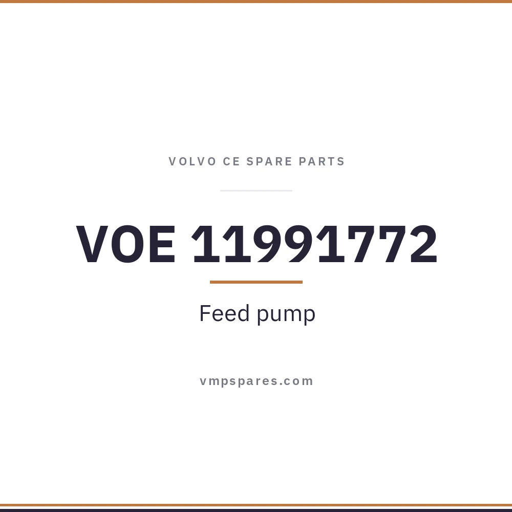 VOE 11991772 – Feed pump