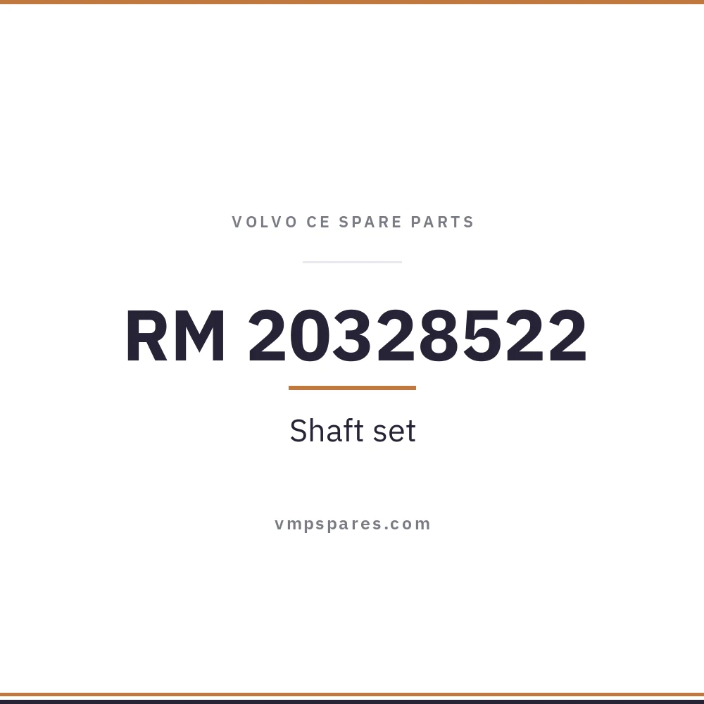 RM 20328522 – Shaft set