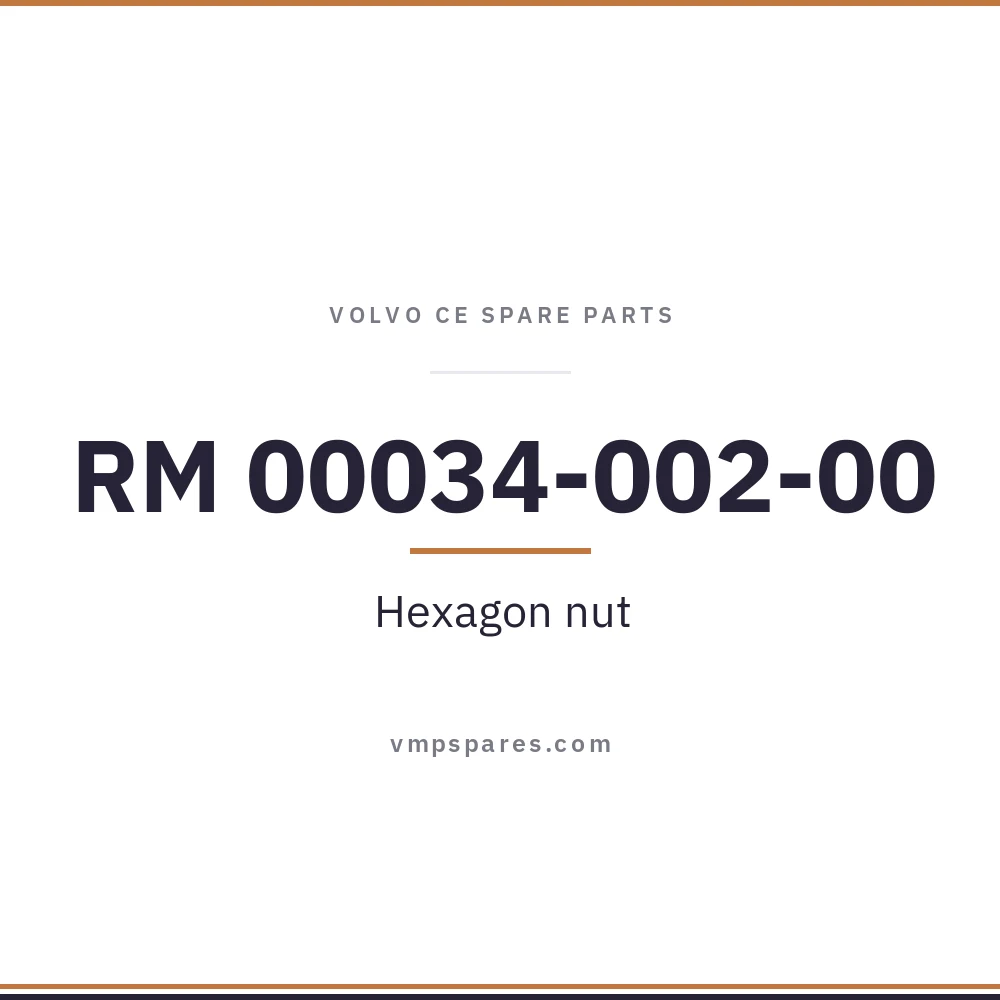 RM 00034-002-00 – Hexagon nut