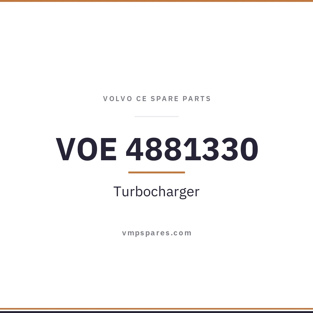 VOE 4881330 – Turbocharger