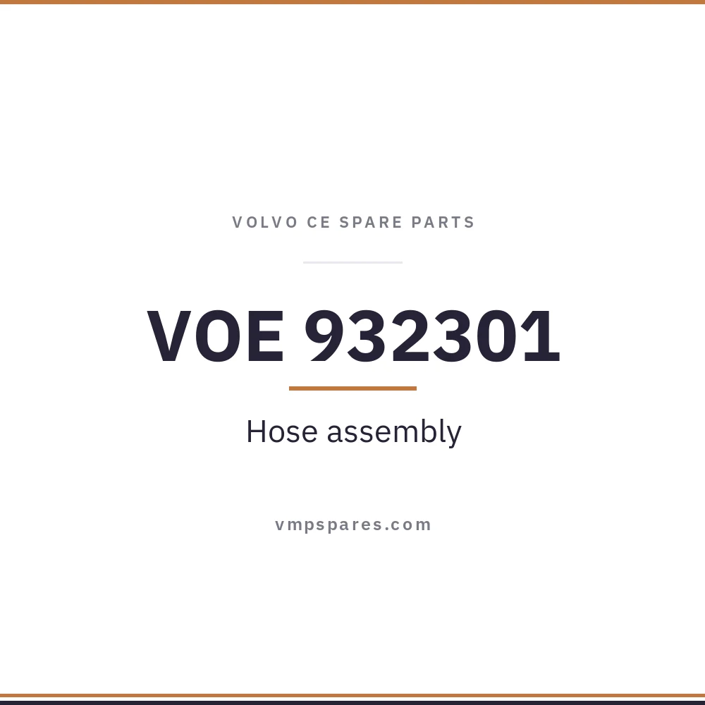 VOE 932301 – Hose assembly