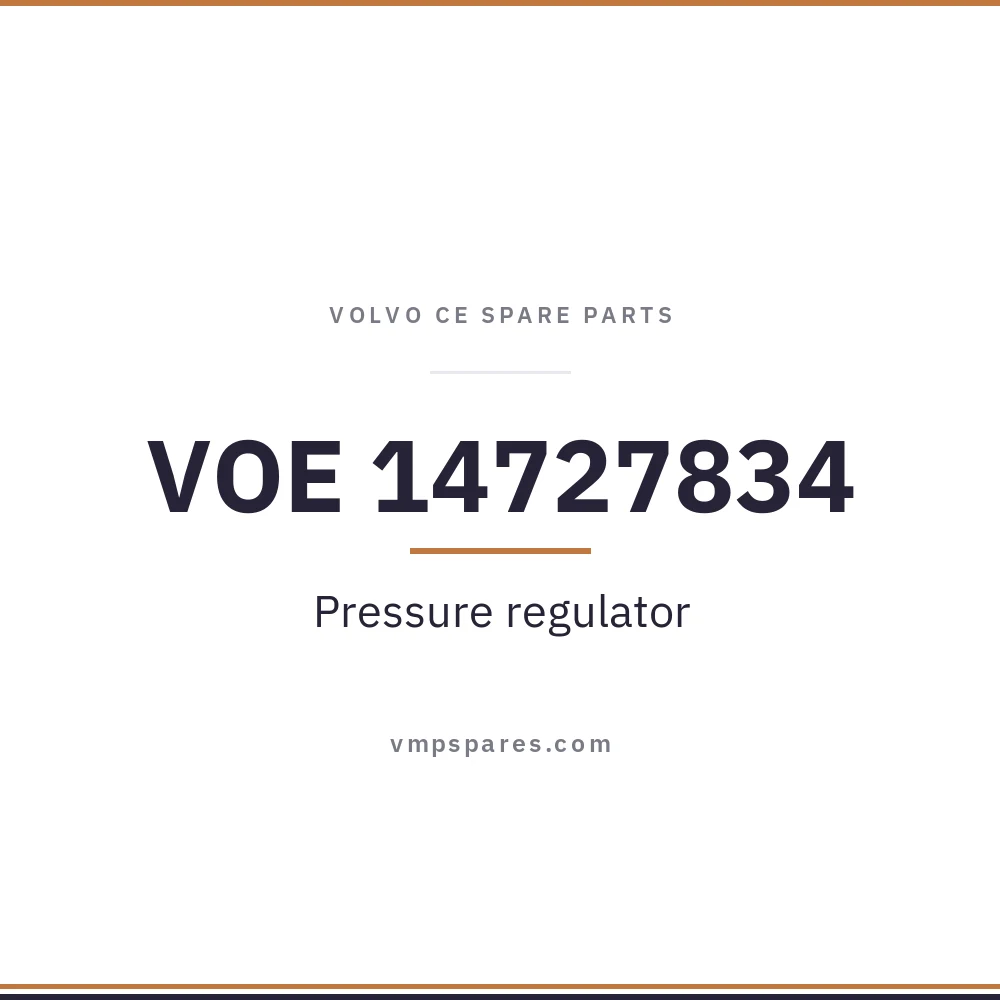 VOE 14727834 – Pressure regulator