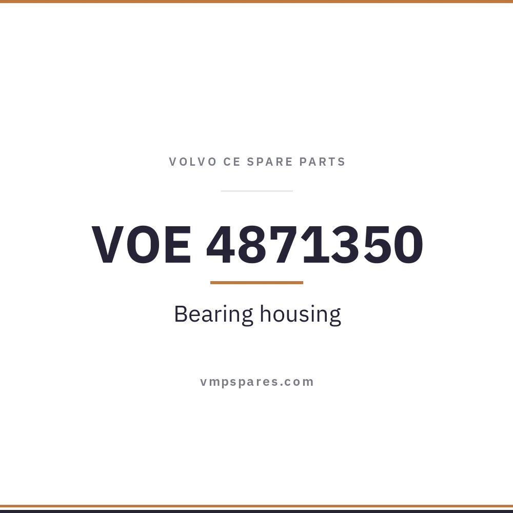 VOE 4871350 – Bearing housing