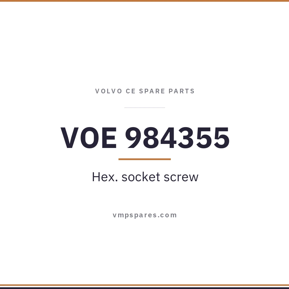 VOE 984355 – Hex. socket screw