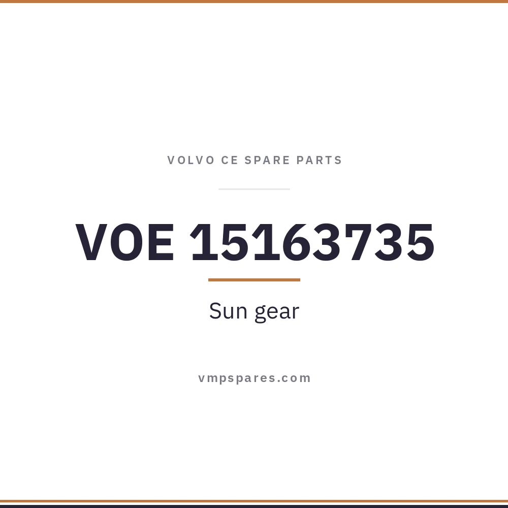 VOE 15163735 – Sun gear