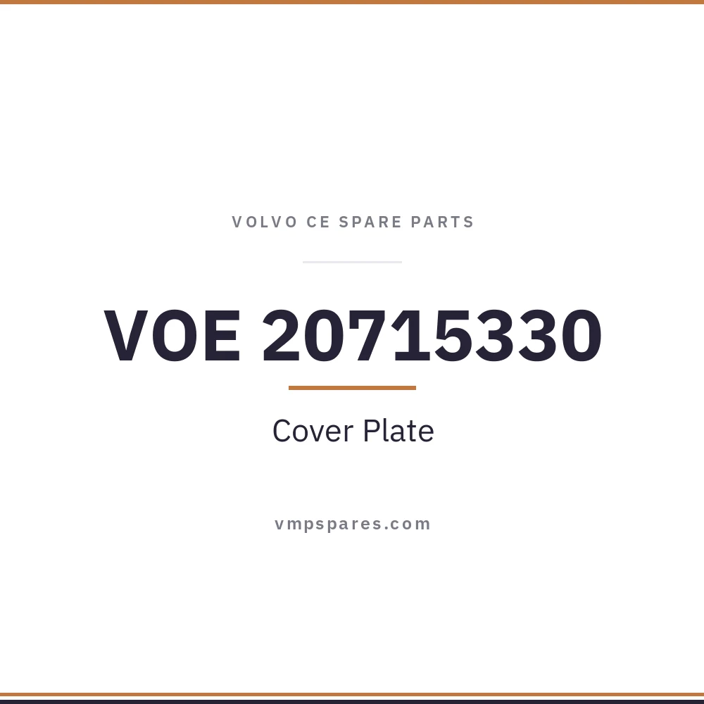 VOE 20715330 – Cover Plate
