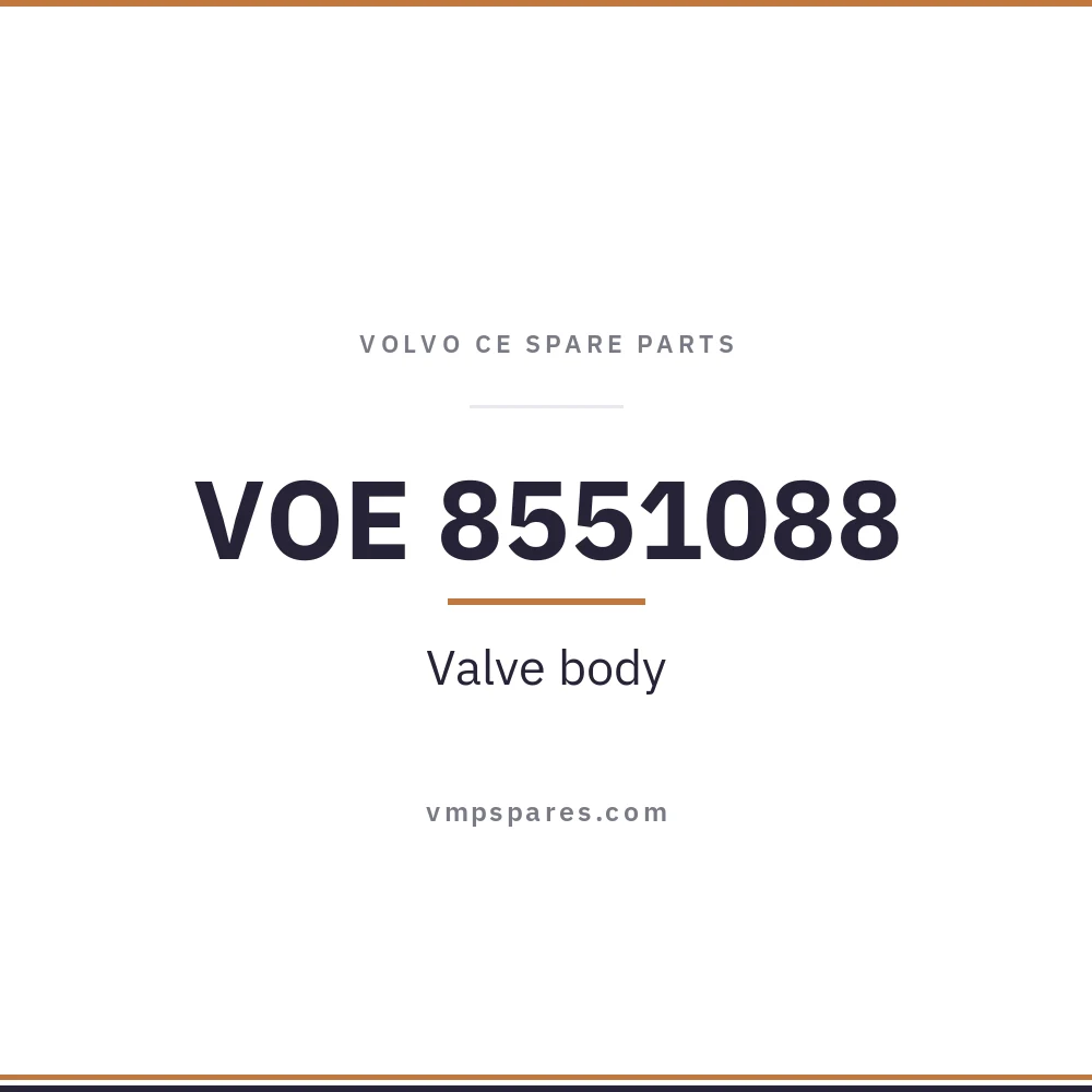 VOE 8551088 – Valve body
