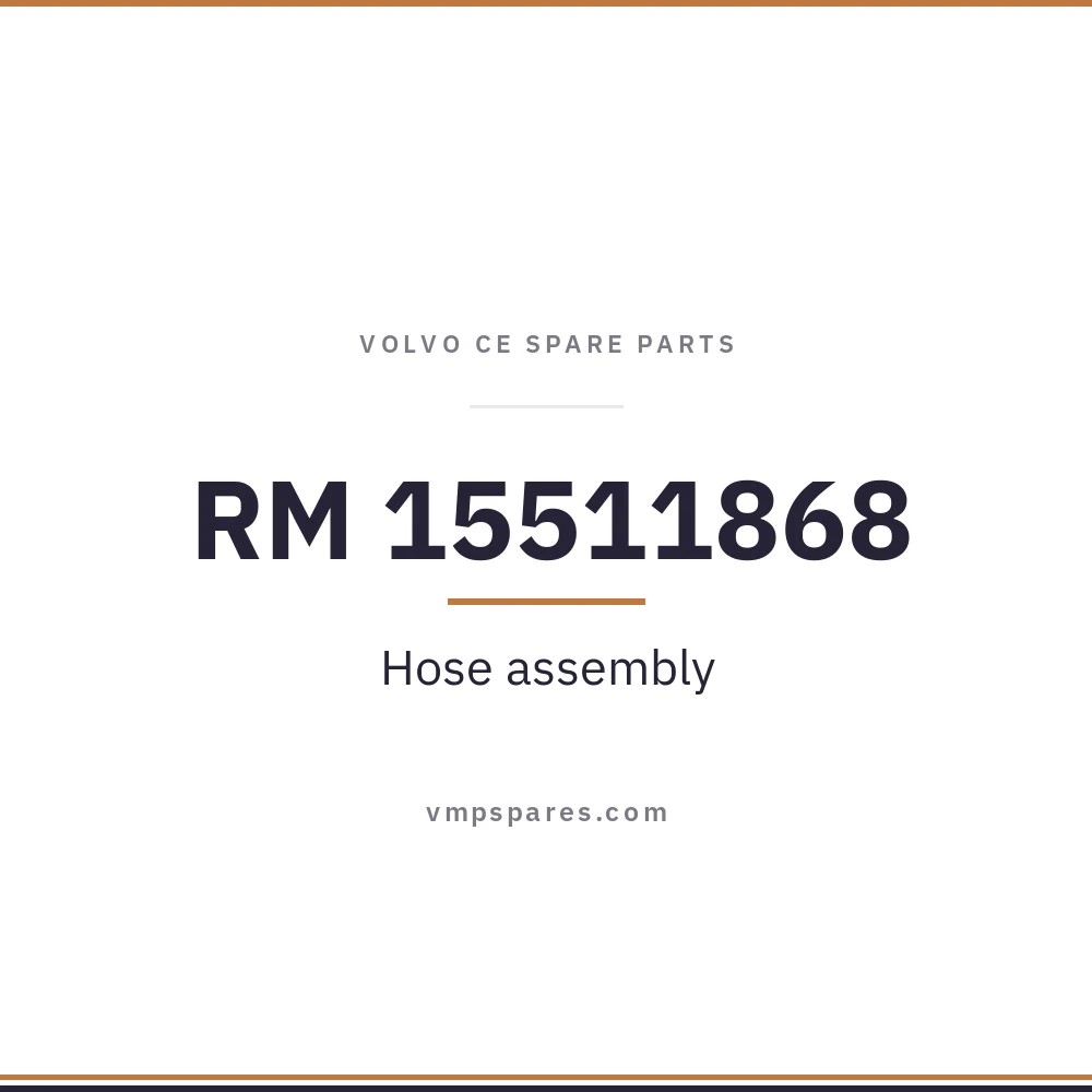 RM 15511868 – Hose assembly