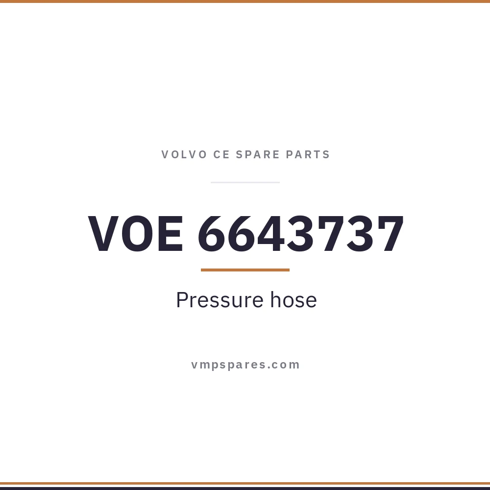 VOE 6643737 – Pressure hose