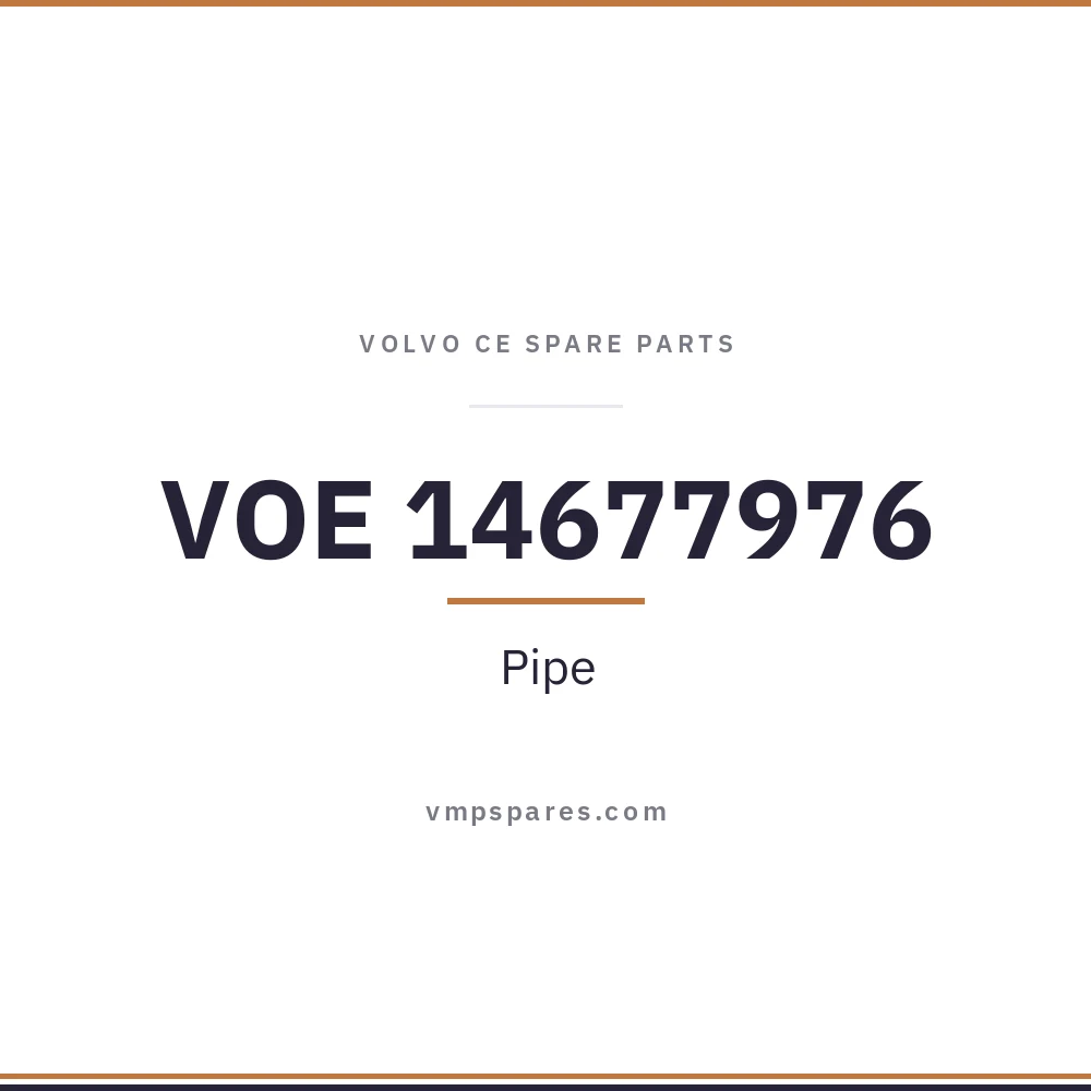 VOE 14677976 – Pipe