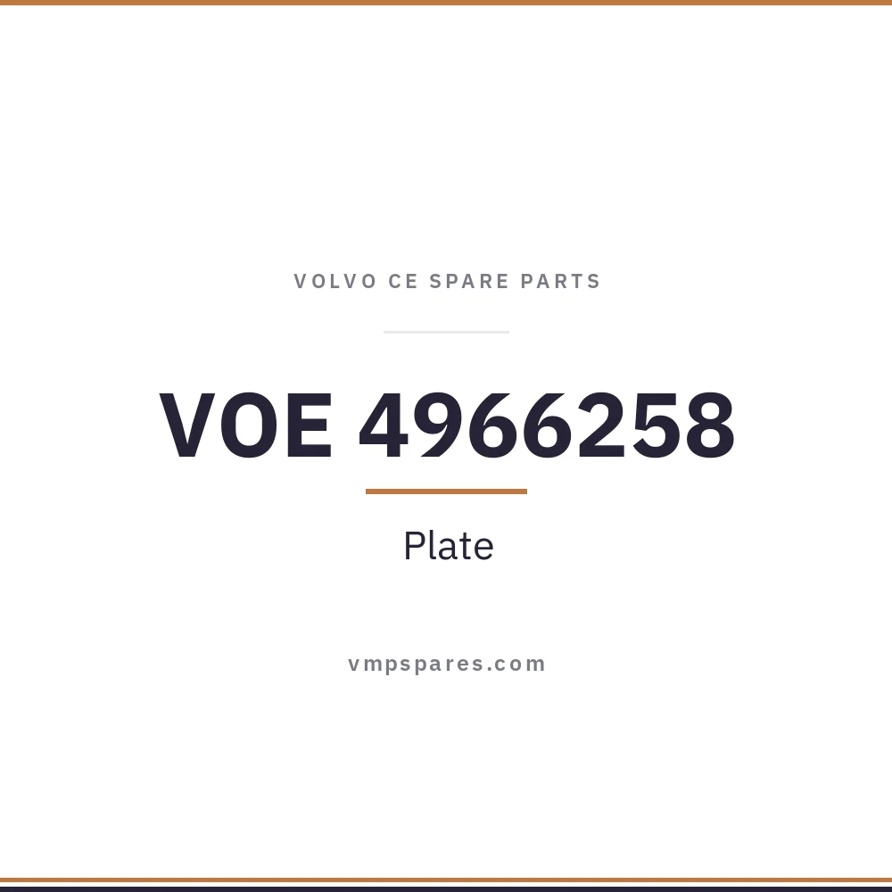VOE 4966258 – Plate