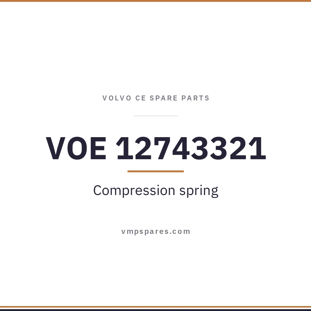 VOE 12743321 – Compression spring