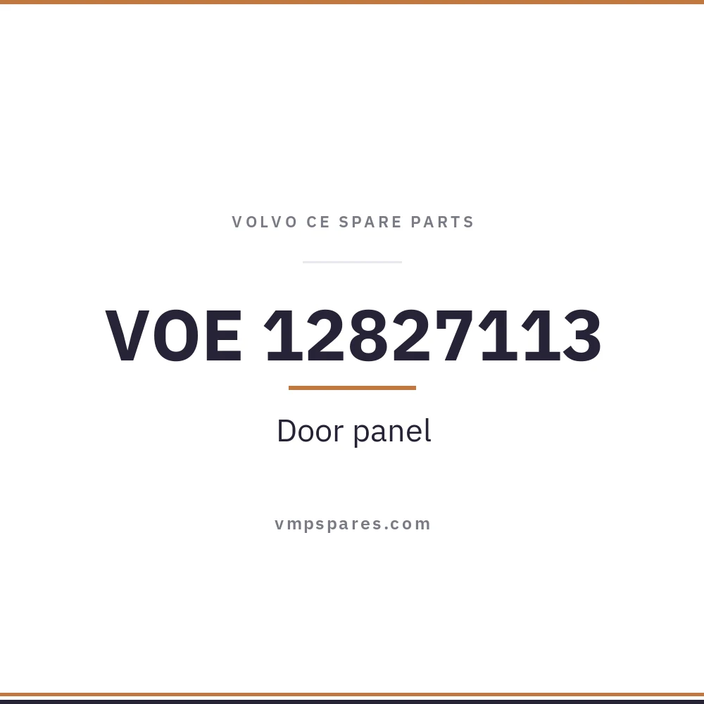 VOE 12827113 – Door panel