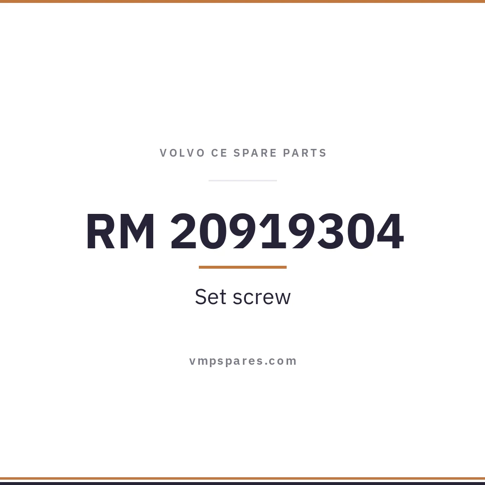 RM 20919304 – Set screw