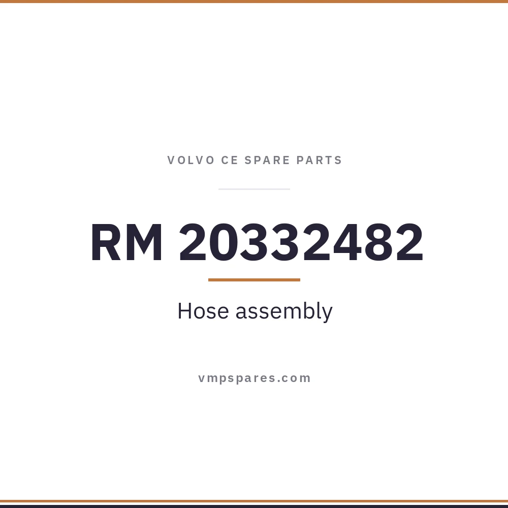 RM 20332482 – Hose assembly