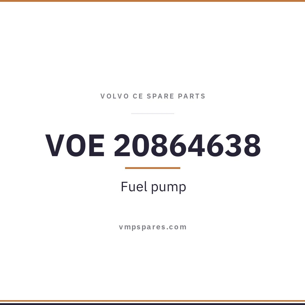 VOE 20864638 – Fuel pump