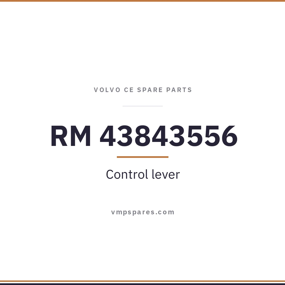 RM 43843556 – Control lever