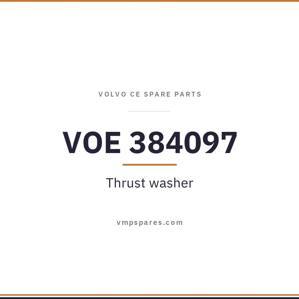 VOE 384097 – Thrust washer