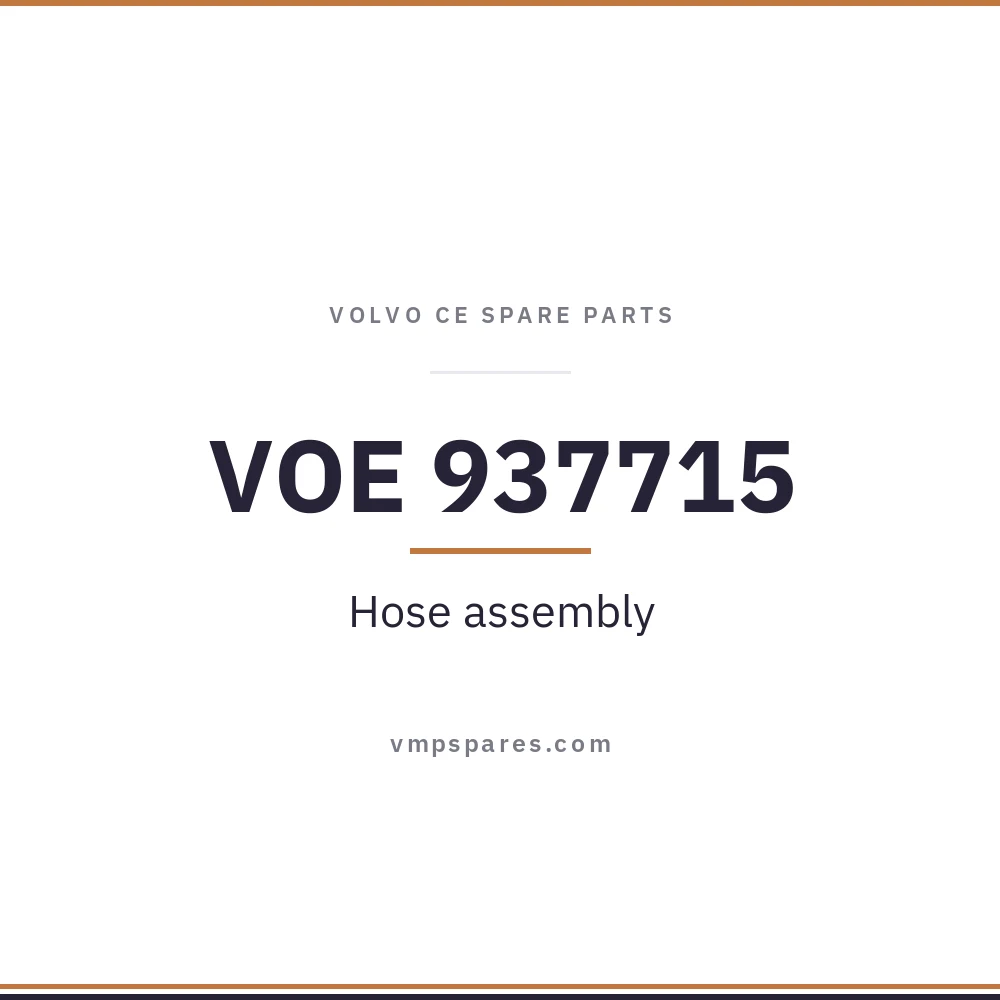 VOE 937715 – Hose assembly