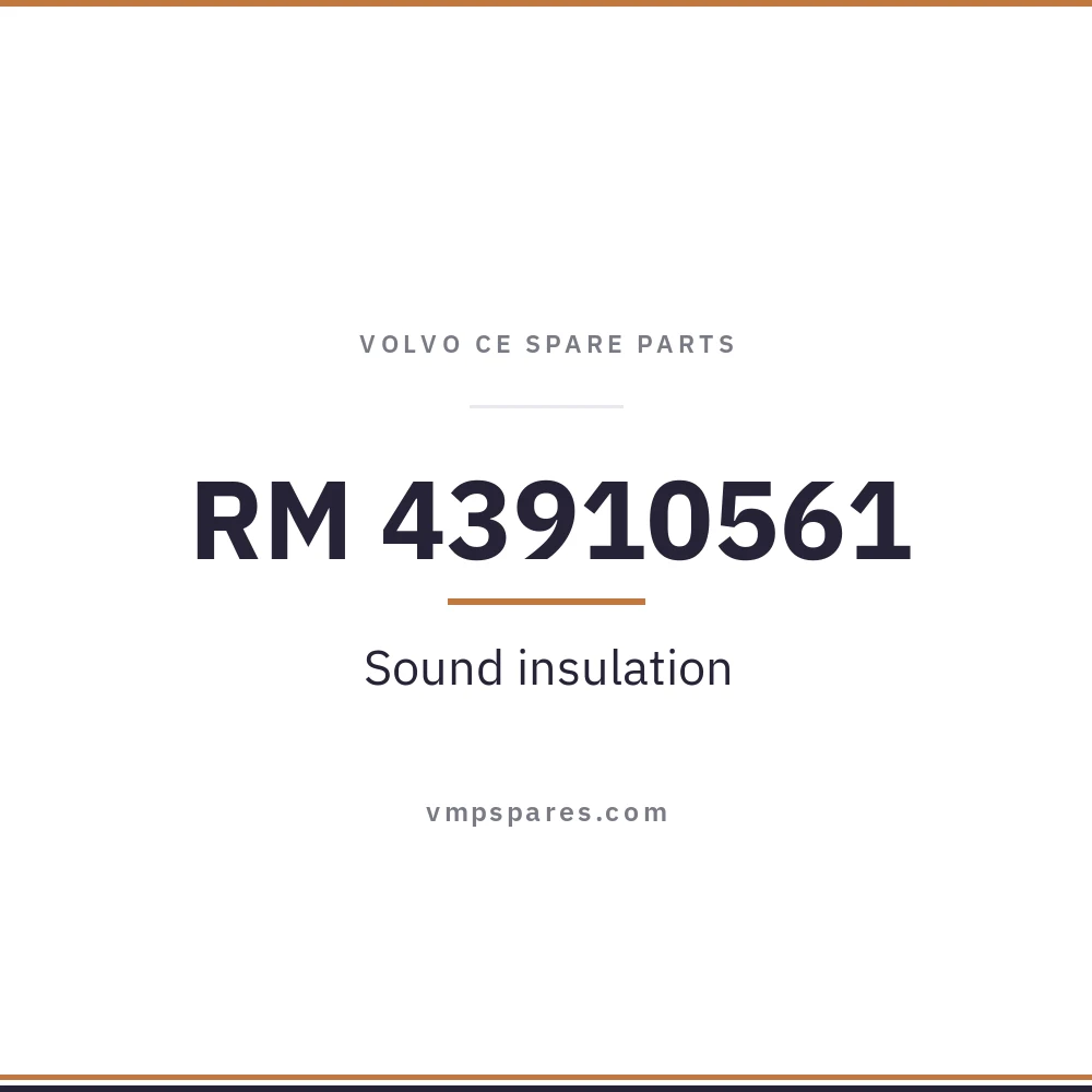 RM 43910561 – Sound insulation