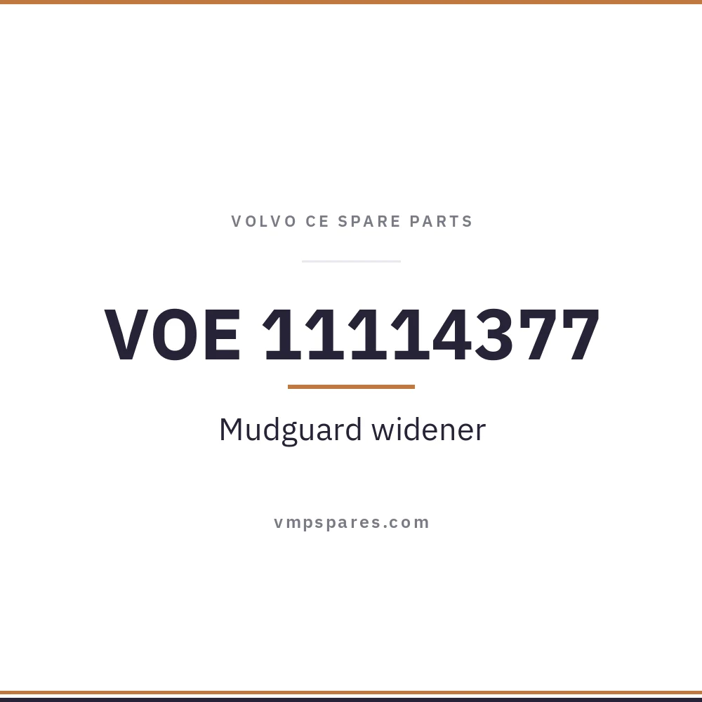 VOE 11114377 – Mudguard widener