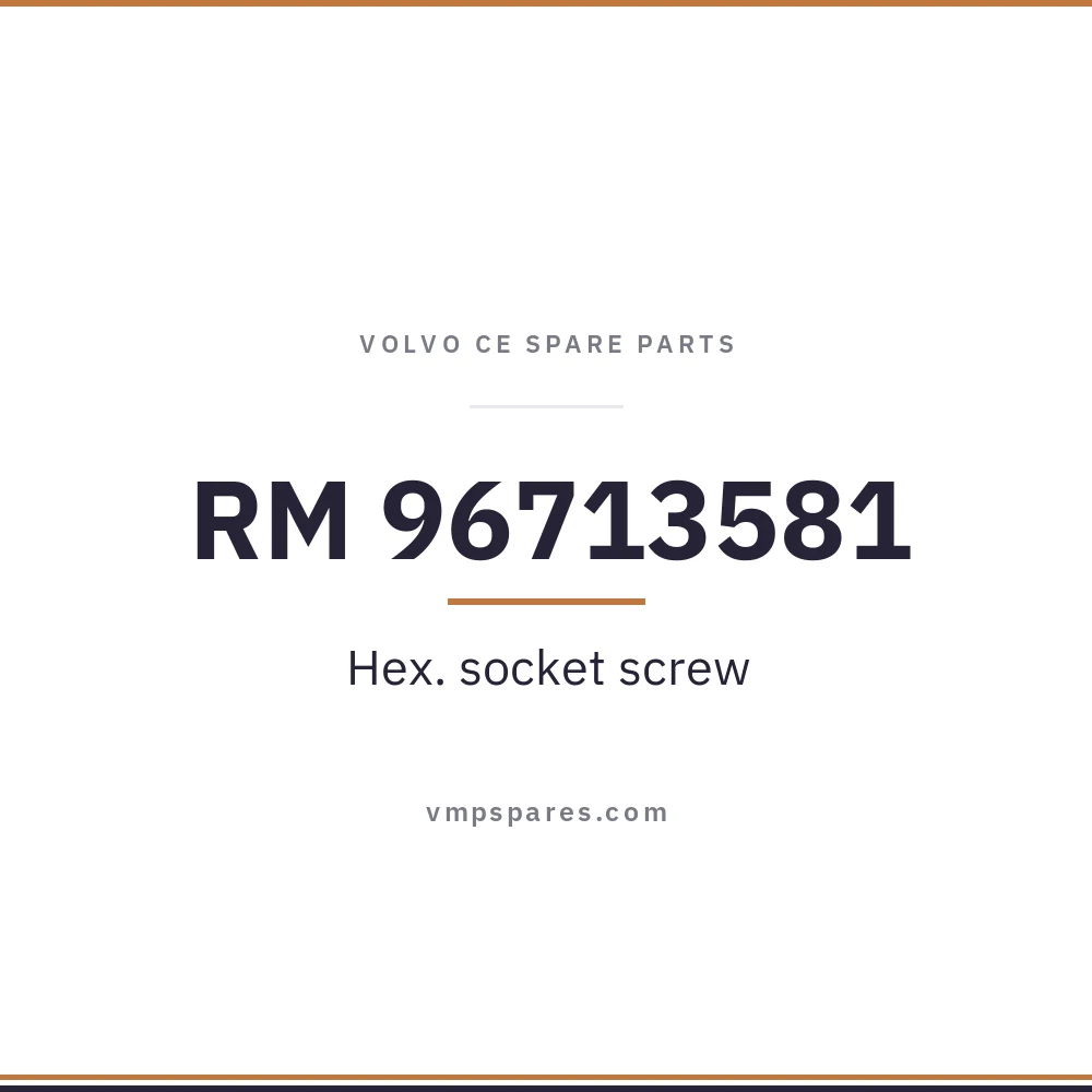 RM 96713581 – Hex. socket screw