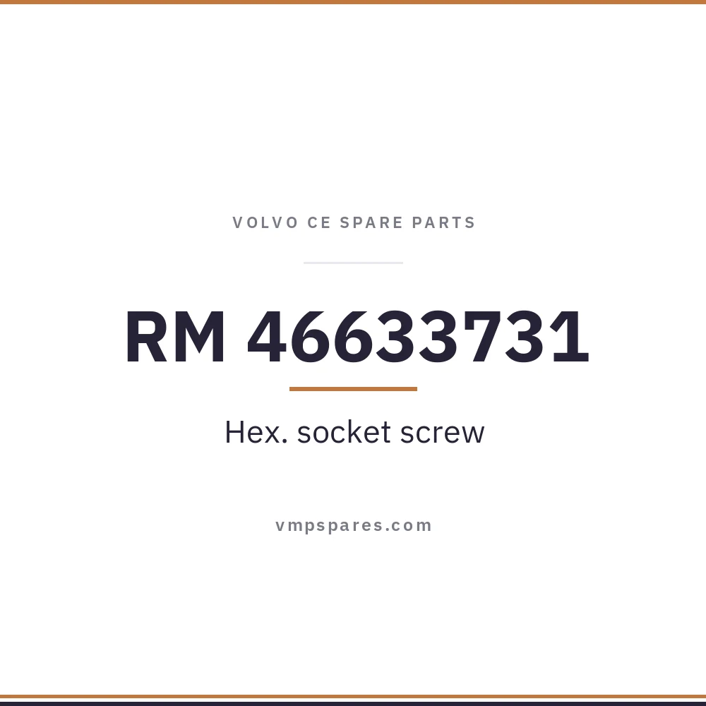 RM 46633731 – Hex. socket screw