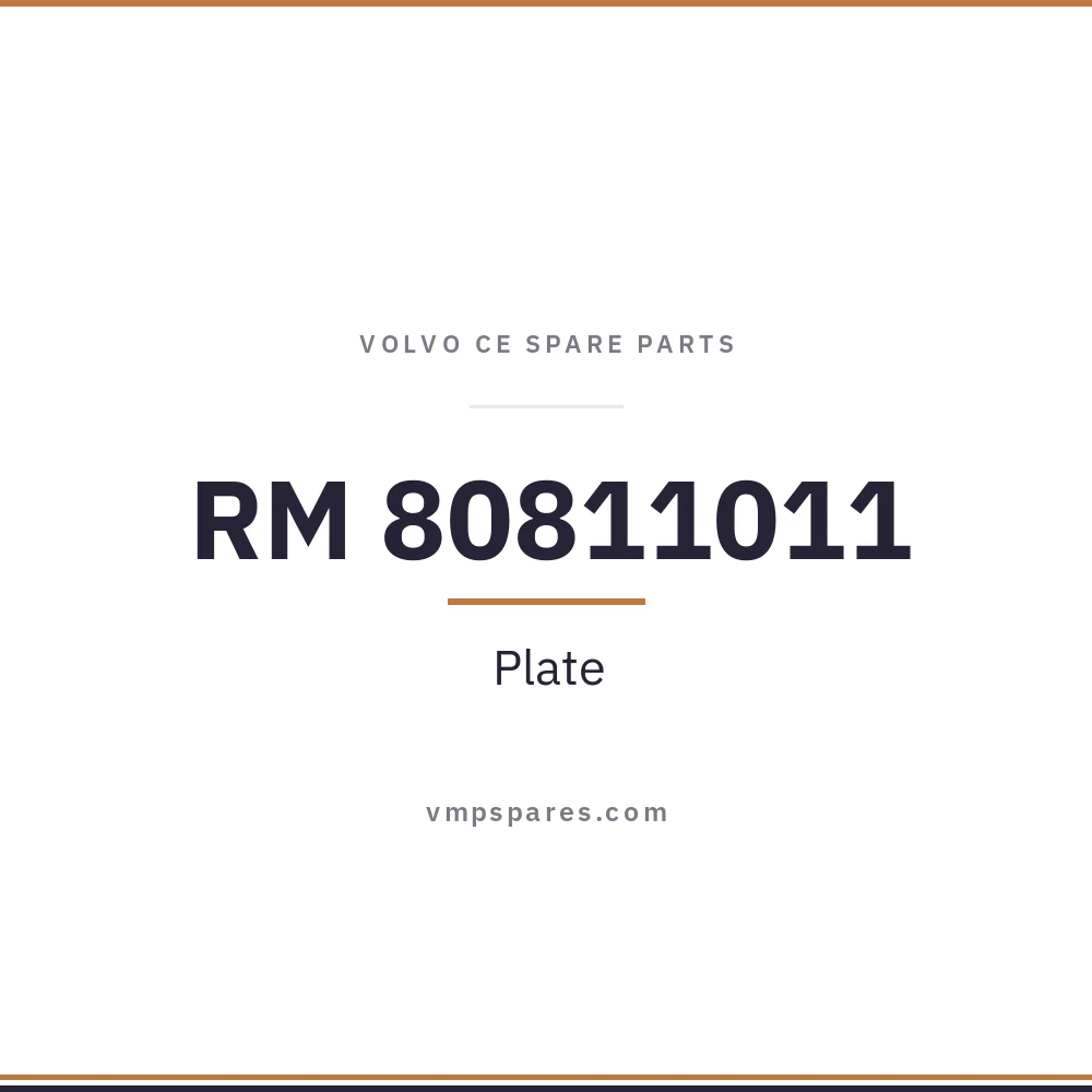 RM 80811011 – Plate