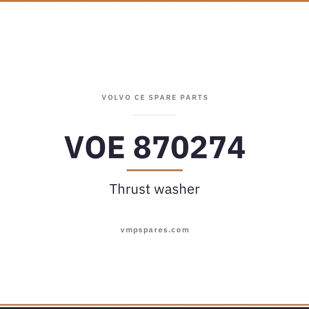 VOE 870274 – Thrust washer