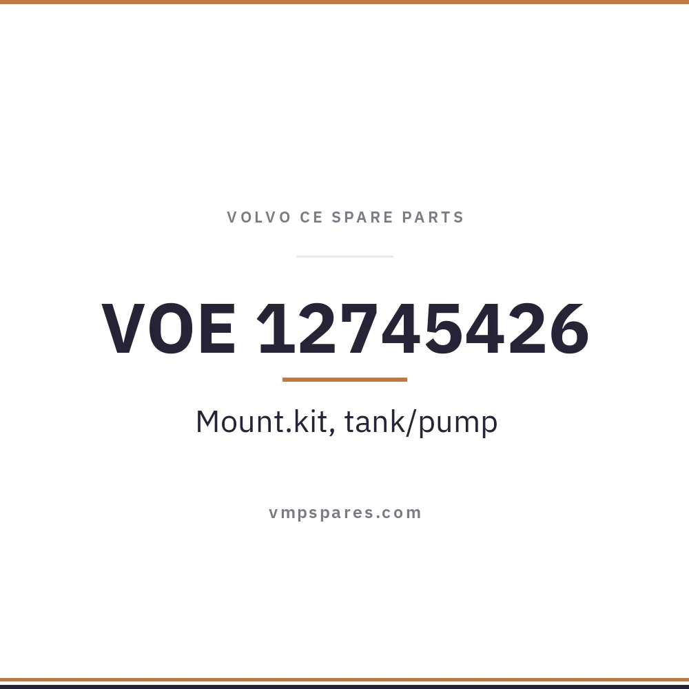 VOE 12745426 – Mount.kit, tank/pump