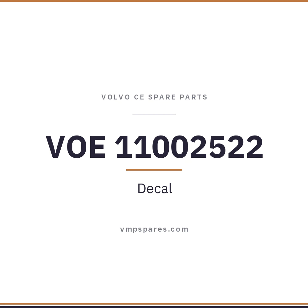 VOE 11002522 – Decal