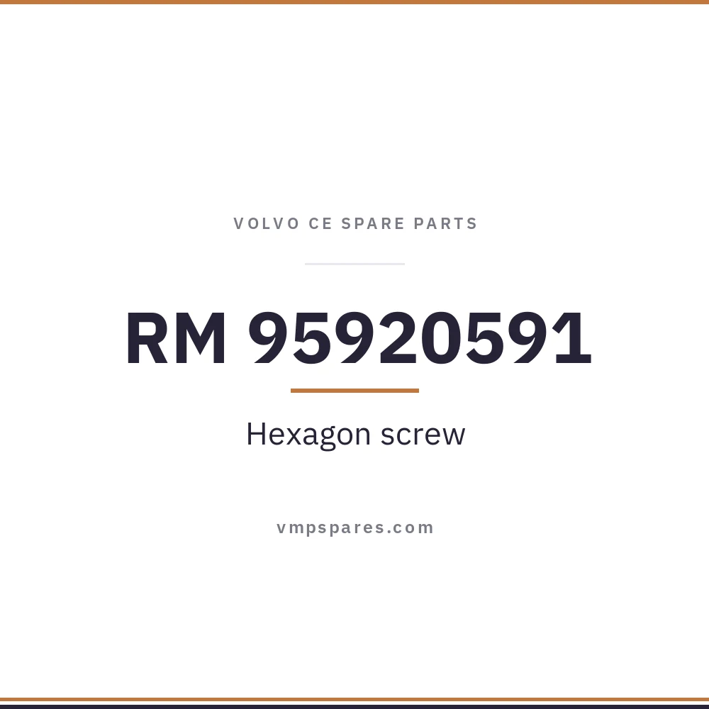 RM 95920591 – Hexagon screw