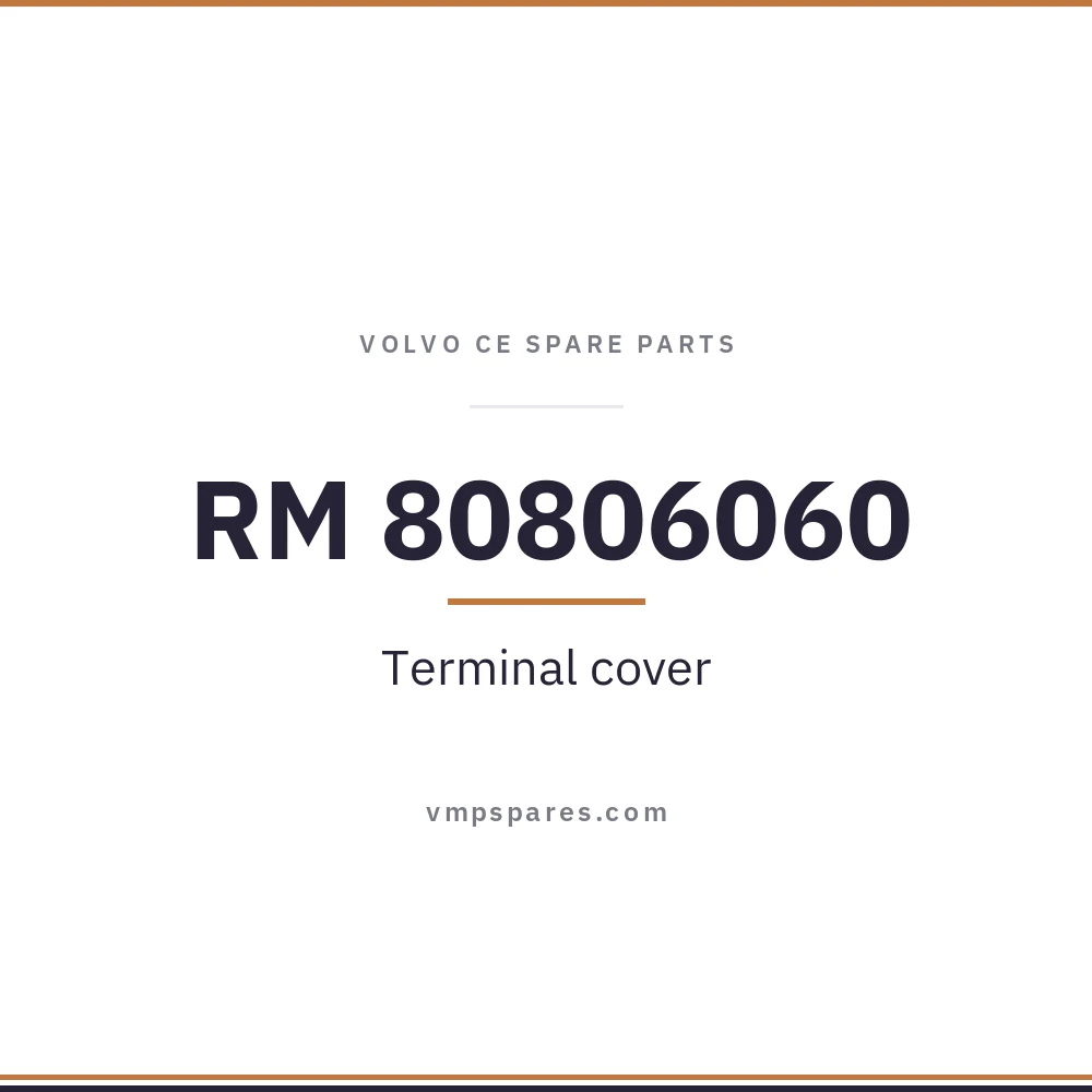 RM 80806060 – Terminal cover