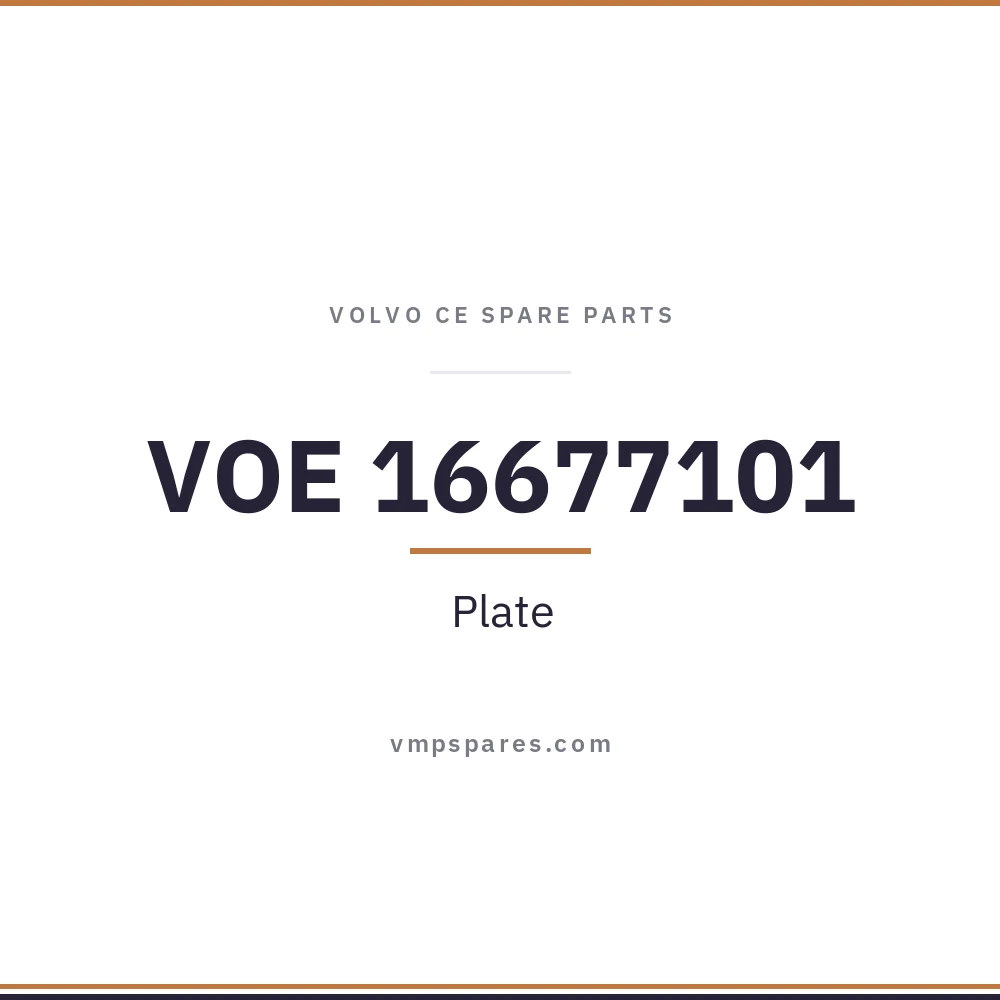 VOE 16677101 – Plate