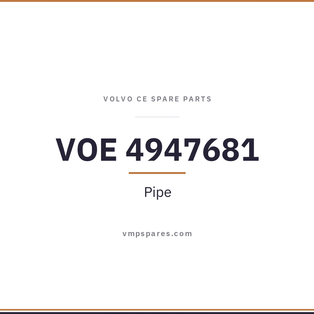 VOE 4947681 – Pipe