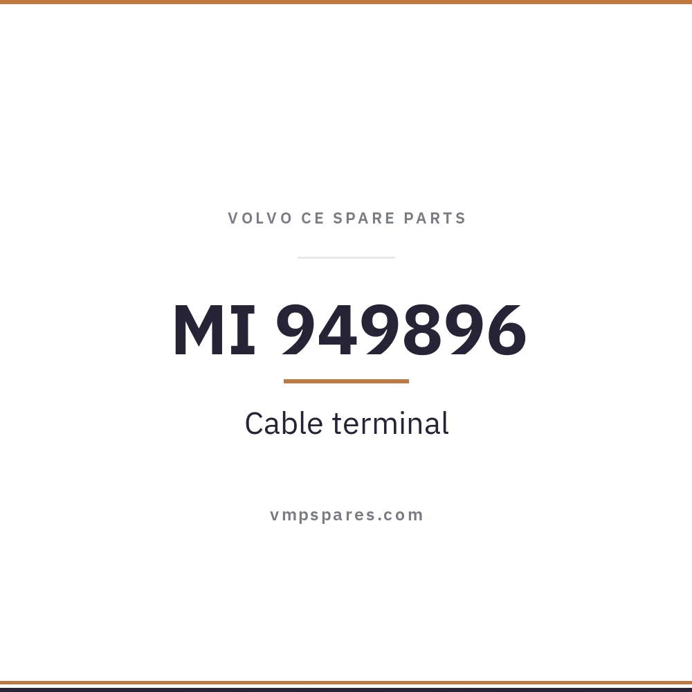 MI 949896 – Cable terminal